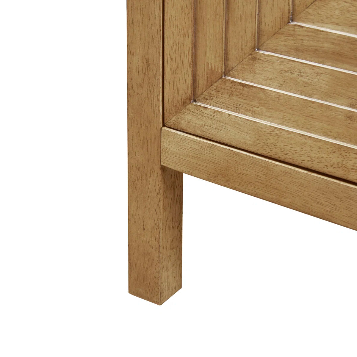 Paige 47.5" Geometric 2-Door Wood Storage Cabinet With Adjustable Shelves