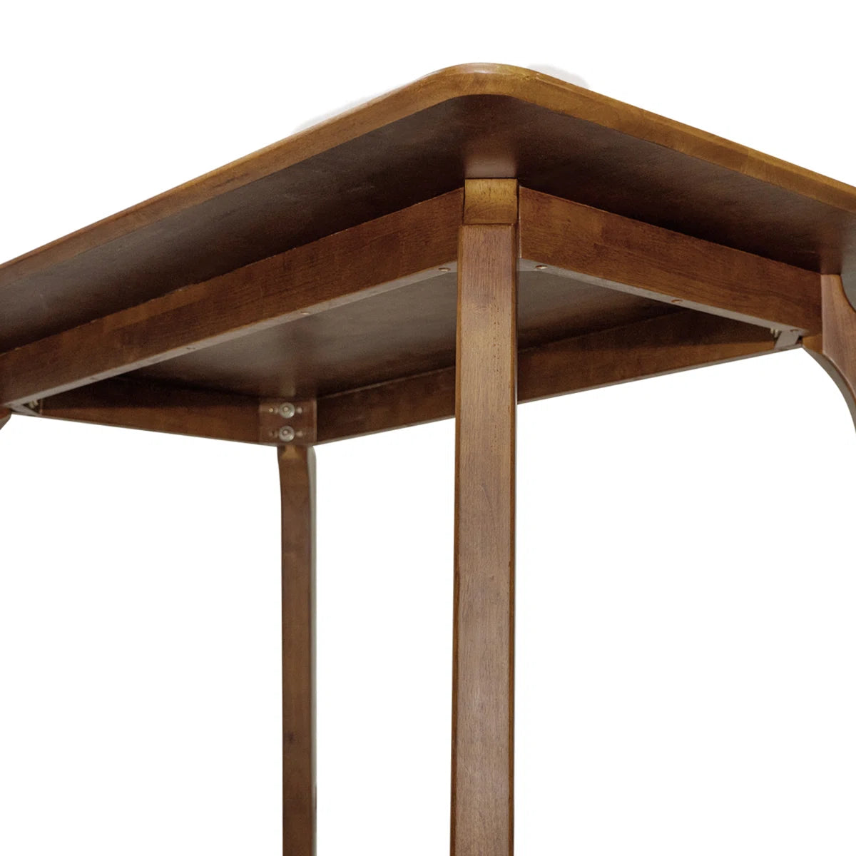 48" Modern Farmhouse Rectangular Solid Wood Dining Table for 4