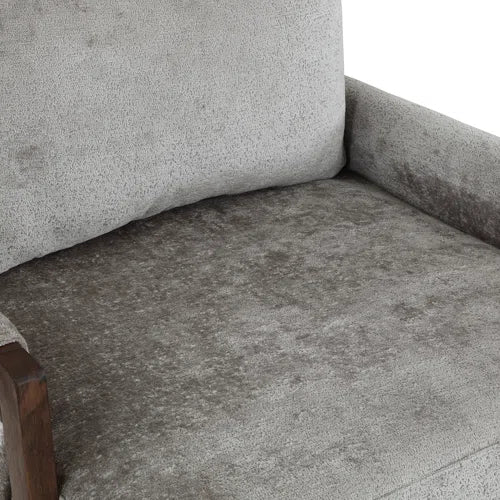 Brayven Accent Chair - 30" Wide Scandinavian Style Plush Fabric Cushion Solid Wood Frame