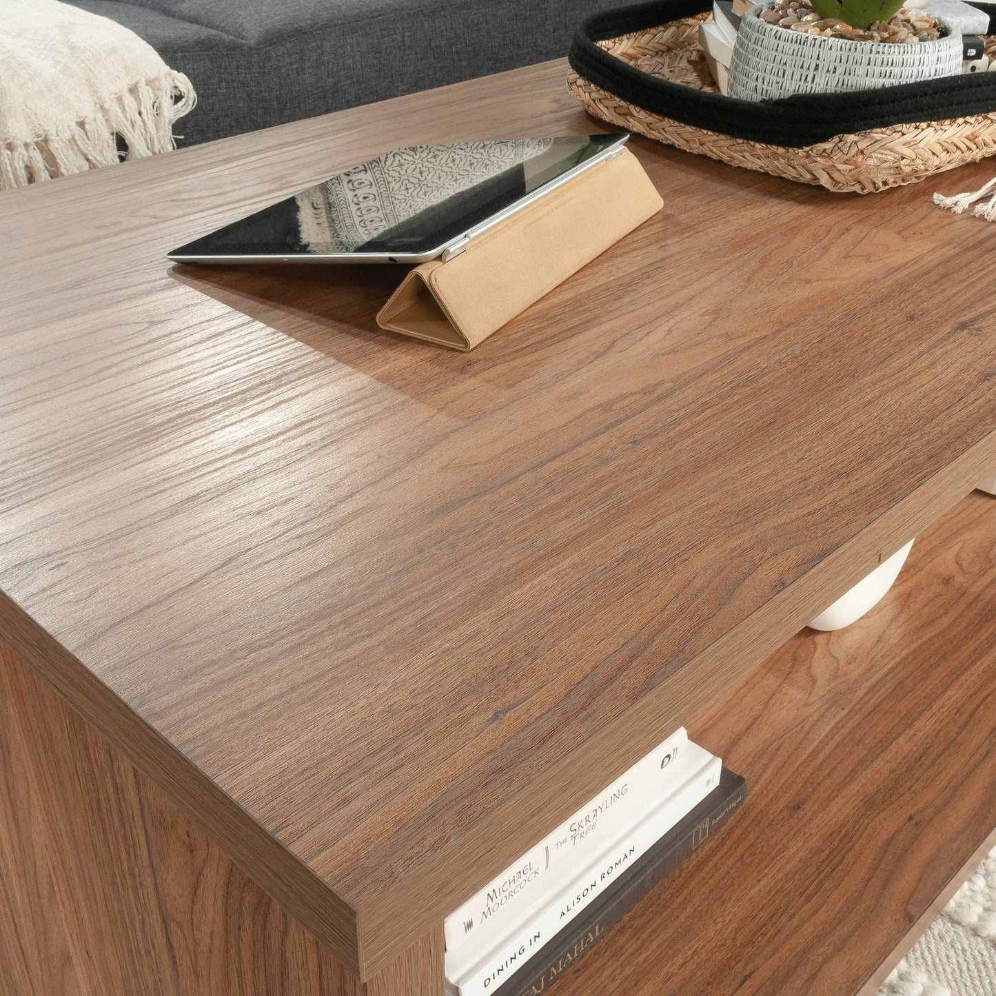 Mainstays Westley Coffee Table, Warm Walnut Finish