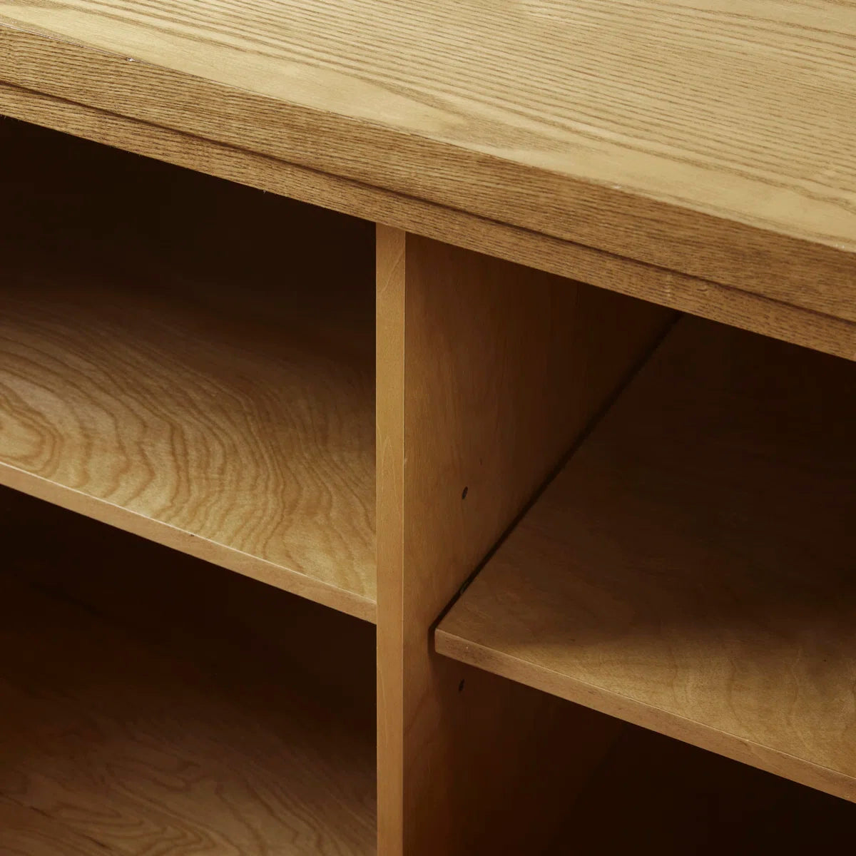 Paige 47.5" Geometric 2-Door Wood Storage Cabinet With Adjustable Shelves